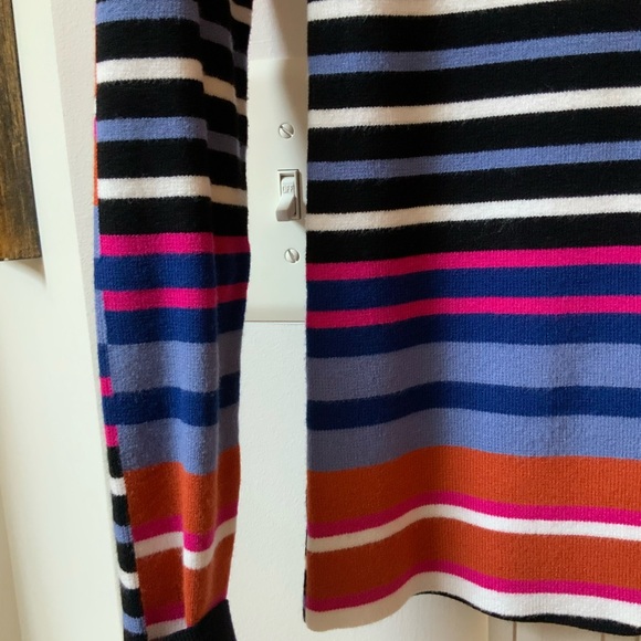 ELIE TAHARI THE SELINA GARDEN STRIPED CREWNECK SWEATER IN SIZE SMALL - Picture 7 of 16